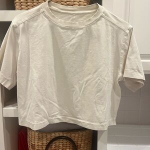🍋lululemon athletica bone color Short Sleeve Tee